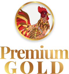 Premium gold logo